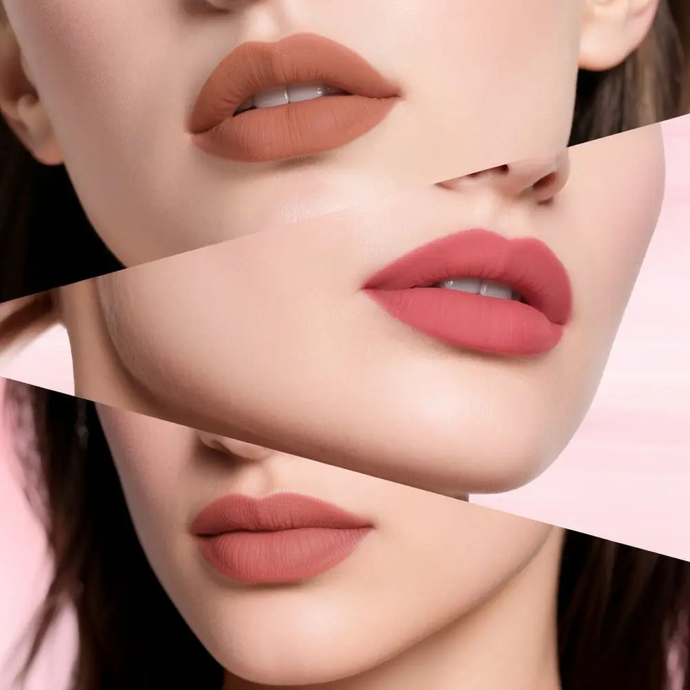 For For O Two O Velvet Matte Lipstick Waterproof Long Lasting Lip Tint Makeup Cosmetics Moisturizing Smooth Pigmented Color