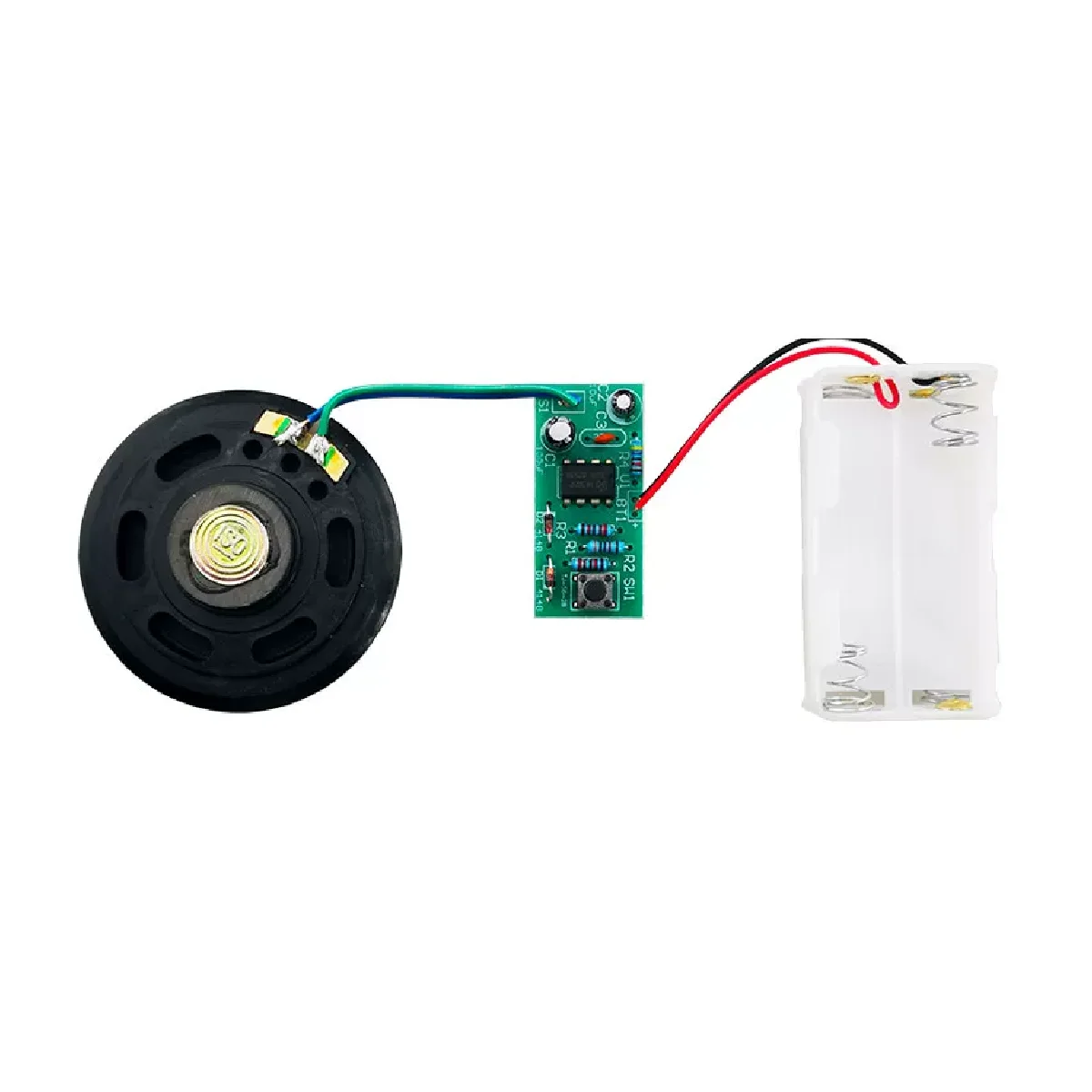 NE555 Dingdong Doorbell DIY Soldering Kit,Adjustable Tone Circuit Practice Module,Electronic Teaching Experiment Kit
