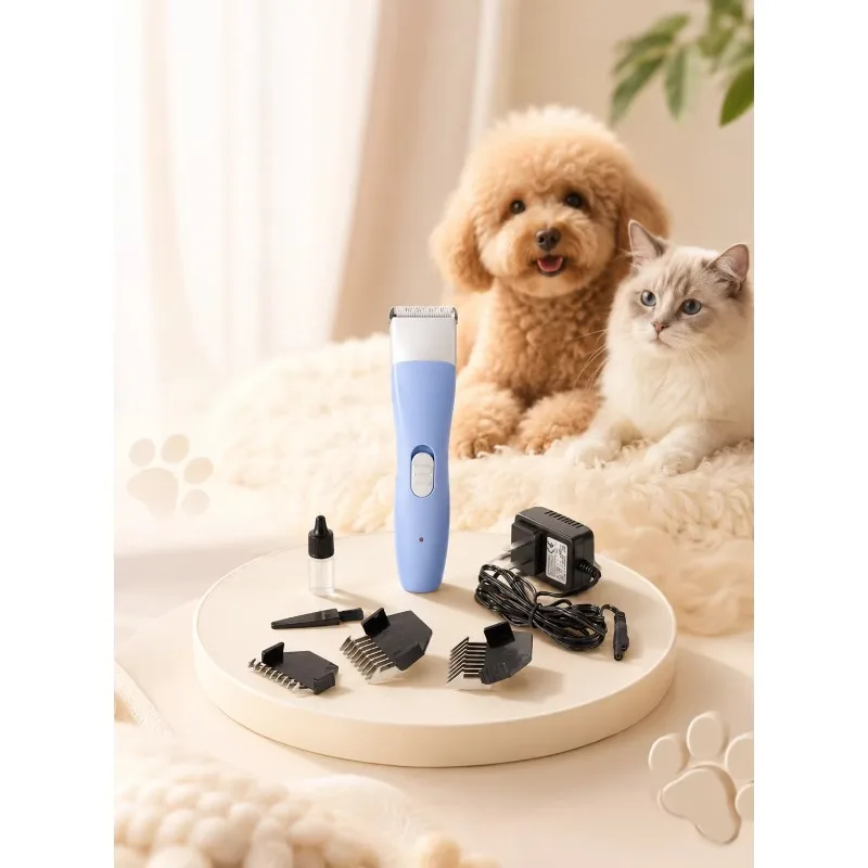 mini dog clipper Professional Pet Hair Clipper with Ultra-thin Blade - Quiet Motor Dog Paw Trimmer for Precision Grooming Cat Sh
