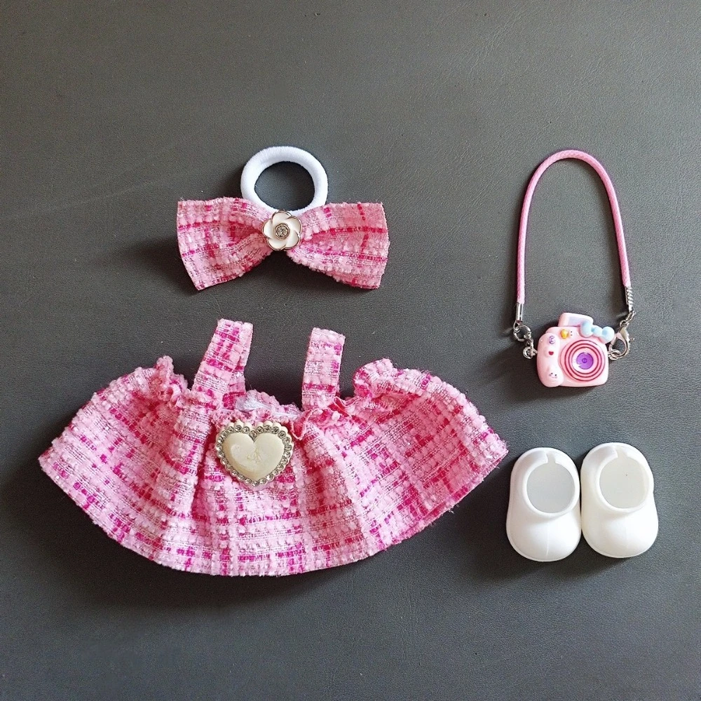 For V1V2 Labubu Doll's Fashion Sweet Clothes Labubu Outfit Accessories for DIY Gift Princess High-quality Dress Cloak