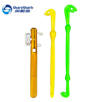 New Aluminum Alloy Fishing Hook Tier Fishing Line Knotter Knots Double-headed Needle Knots Fly Tying Tools Winter Fishing Knots