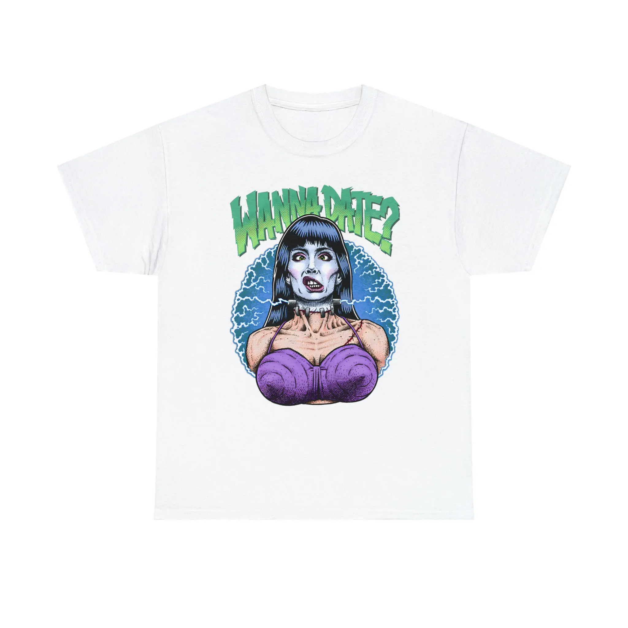 Camiseta Unisex de película de terror de los años 90 de Frankenhooker, camiseta de película Retro, camiseta holgada y transpirable de verano para hombres y mujeres