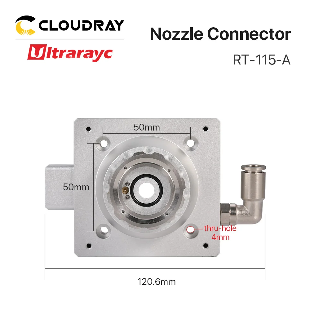 Детали для лазерной головки ultrtonc Raytools BM115 F125, коннектор сопла, волоконно-металлическая режущая машина, детали для лазерной головки Raytools BM115