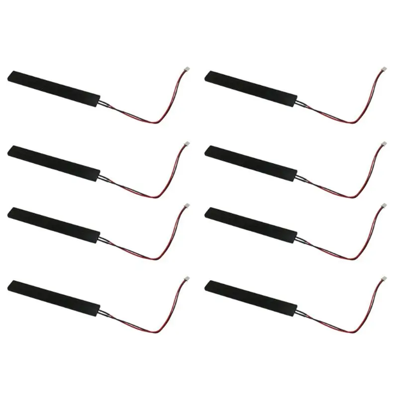 

8Pcs Foot Sensing Strip Sensor Bar Replacement Parts Accessories For Dancing Machine Accessories With Black Rubber Protector Lim