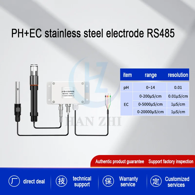 LORAWAN LIQUID QUALITY TESTING INSTRUMENTS MULTI PARAMETER WATER PH EC TEMPERATURE TDS SALINITY SENSOR for SCIENTIFIC EXPERIMENT