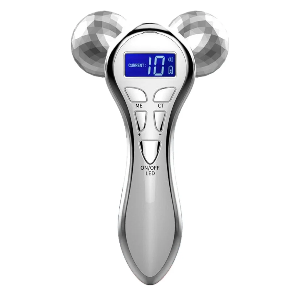 4D Roller Y Shape Face Massager Anti-Wrinkle Face Lifting Device 360° Rotatable Handheld