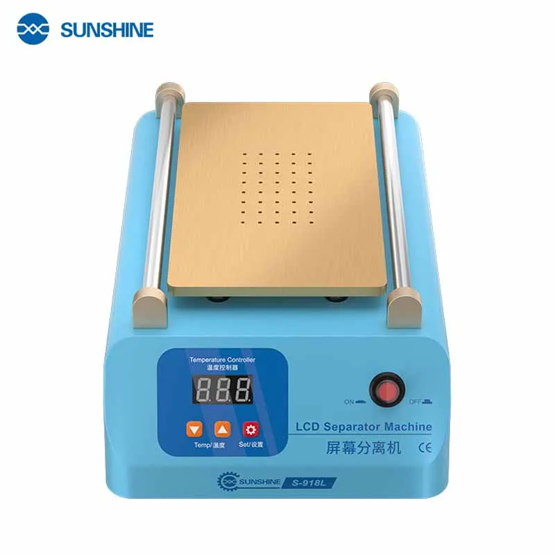 SUNSHINE SS-918L LCD Screen Separator Machine Temperature Adjusted  50 to 130 °C for Phone Touch Screen Separation Repair