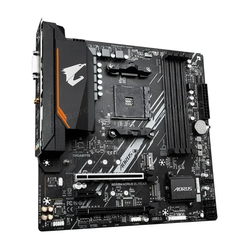 New B550M AORUS ELITE Motherboard Micro-ATX Socket AM4 For 5000 4000 3000 Series CPU Dual Channel DDR4 SATA3 M.2