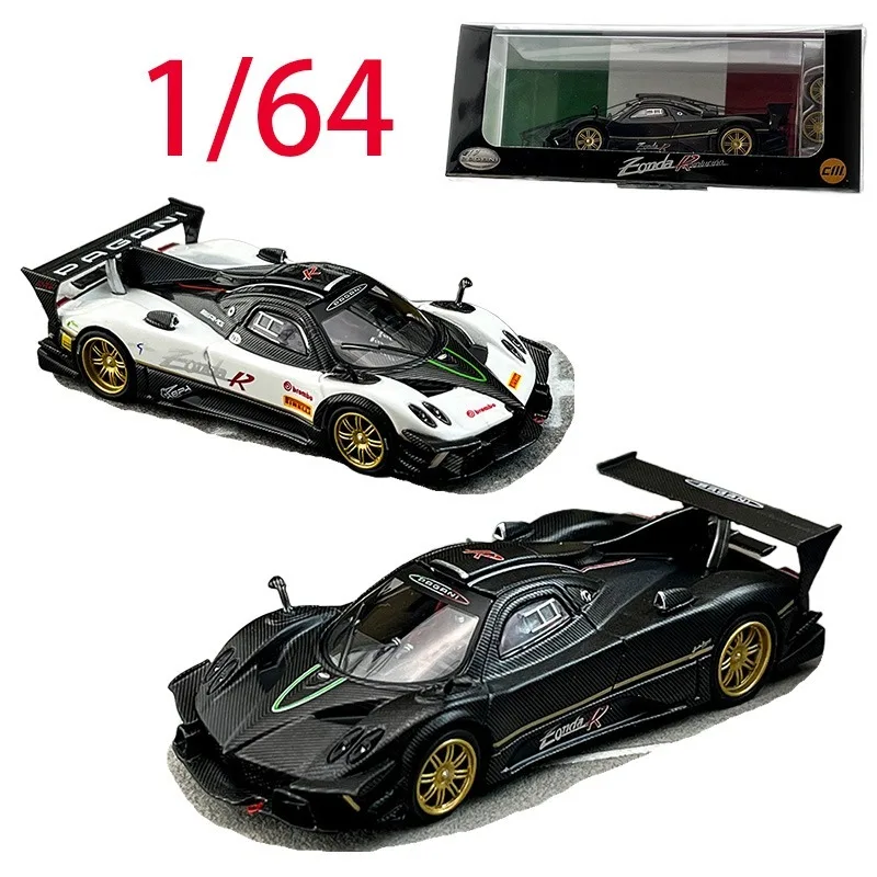 

CM Diecast 1/64 Scale Pagani Alloy Car Model Pagani Zonda R Racing Edition Play Vehicles Toys for Boys Original Box Collection