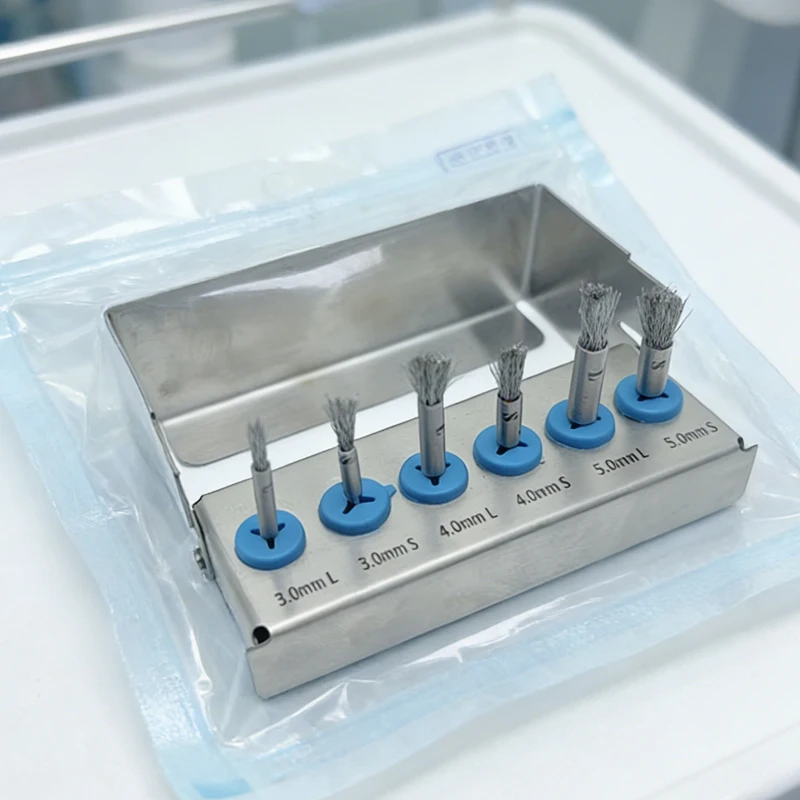 

Щетка для чистки при периимплантите, стоматологический инструмент для титановых абатментов 5-го класса и резьбовых поверхностей имплантатов