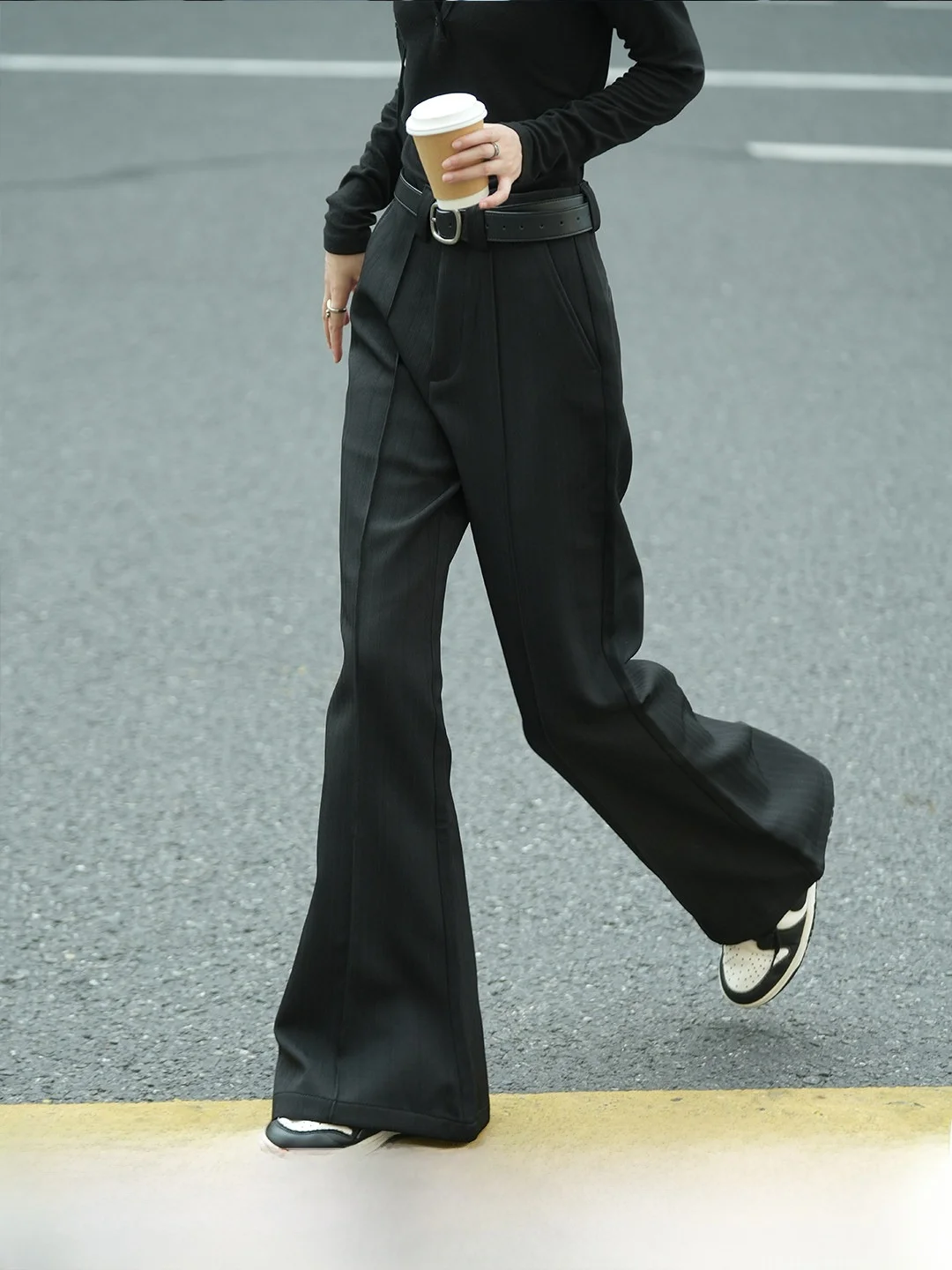 

Luna7xi Свободные брюки с высокой талией, женские костюмные брюки, весна 2026, новый дизайн, элитные модные длинные брюки