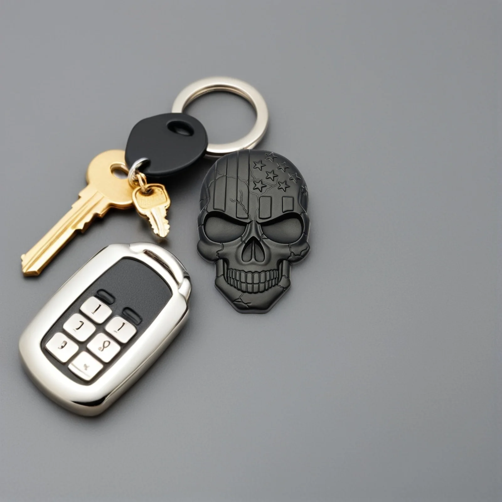 

3D Skull Zinc Alloy Stickers Fashion Decor Badges Modern Vehicle Logo Car Simulated Skull Stickers Badges decals for Car Truck