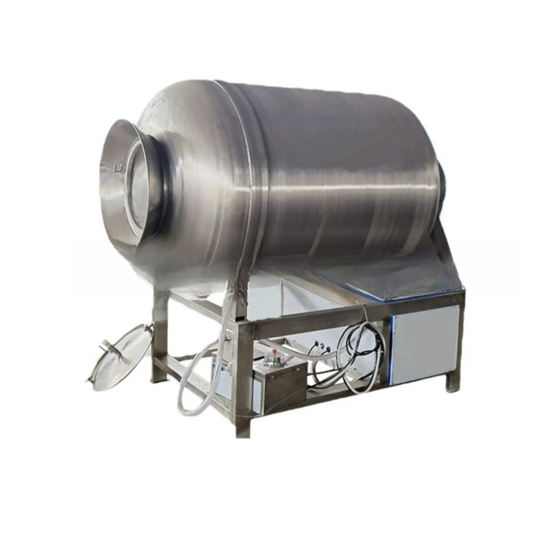 Tenderizing machine, bacon vacuum stainless steel rolling kneading machine, meat skewer pork belly vacuum rolling kneadin