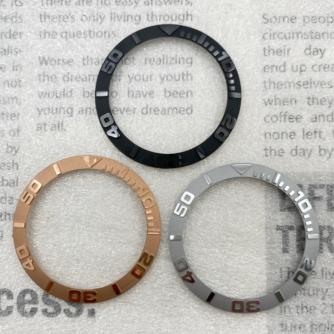 

SUB yacht case ring, watch accessories, three-dimensional embossed 38mm watch ceramic ring