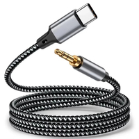 AUX Audio USB Type C to 3.5mm Audio Connection Adapter Cable for Car Speaker Earphones Dual Plug Audio Cable For Samsung Xiaomi