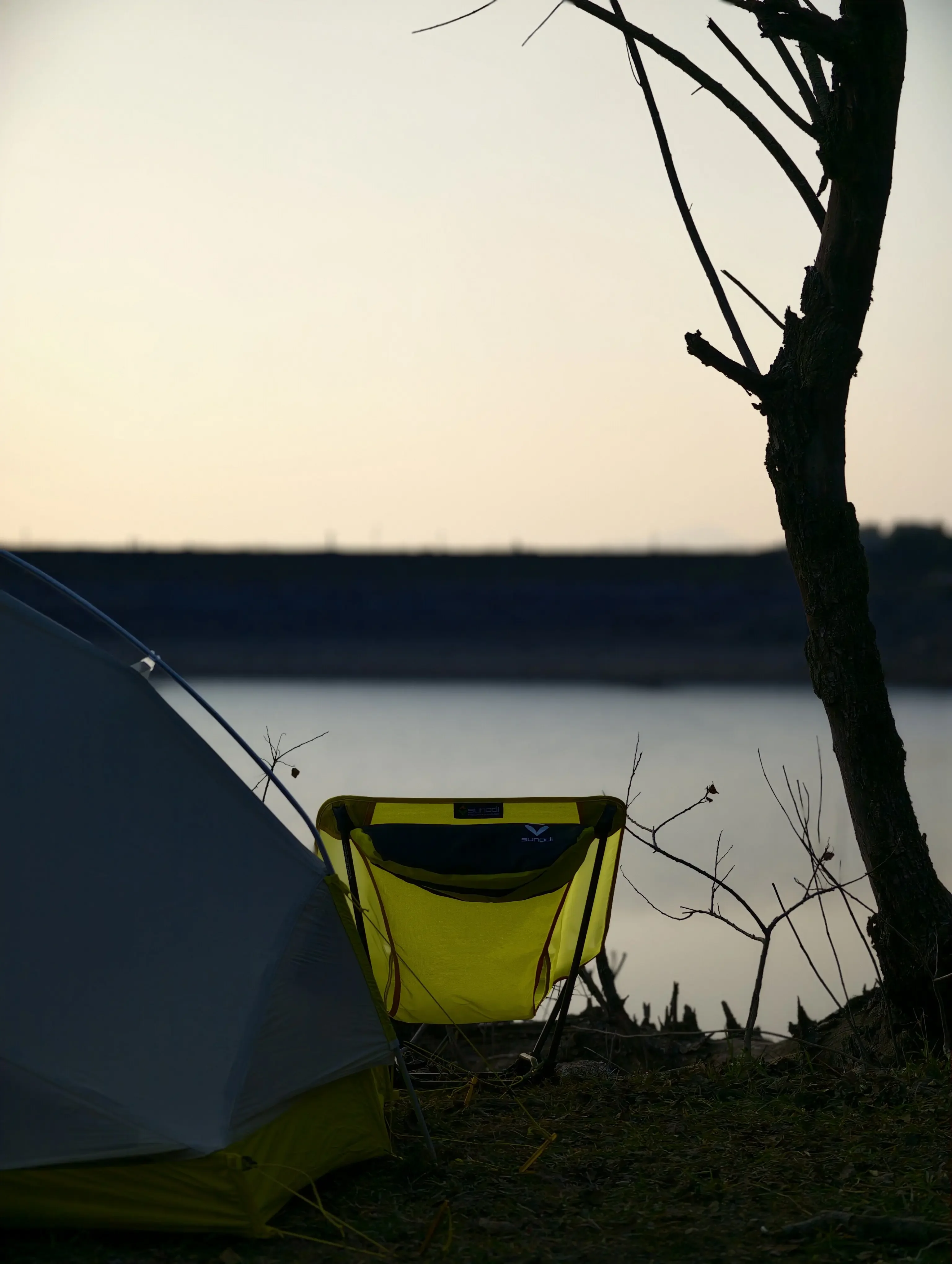 580g Ultraleichter Mondstuhl Tragbarer Klappbarer Campingstuhl 7001-T6 Aluminiumrahmen Netzrückenlehne für Wandern und Backpacking – Detail 9