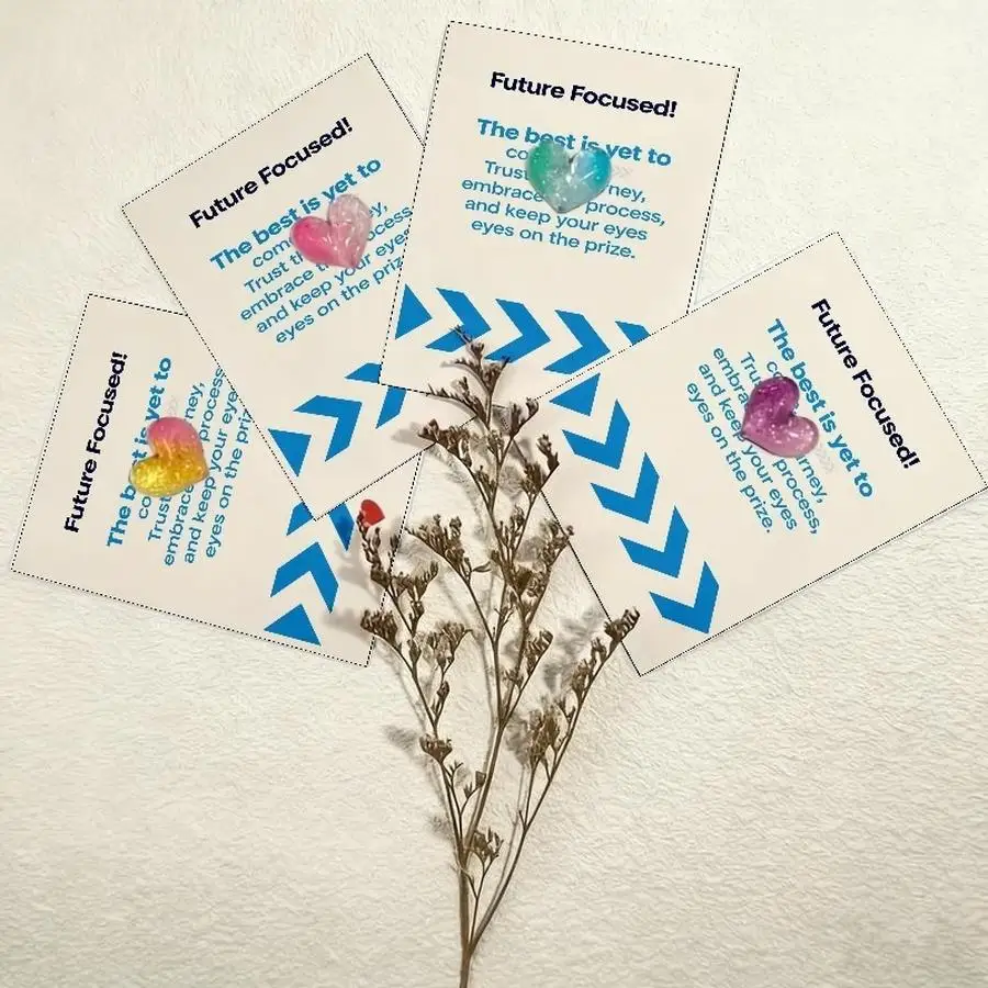 1/5/10/20/50/100pcs Cute Emotional Support Little Love Pocket Hug Cards, Decorative Resin Pocket Hugs with Encouragement Cards,