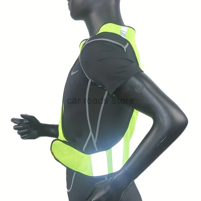 Reflective Vest Walking Lightweight Adjustable 360 High Visibility Vest Motorcycle Gear Jogging Cycling Walkers Runners Biking