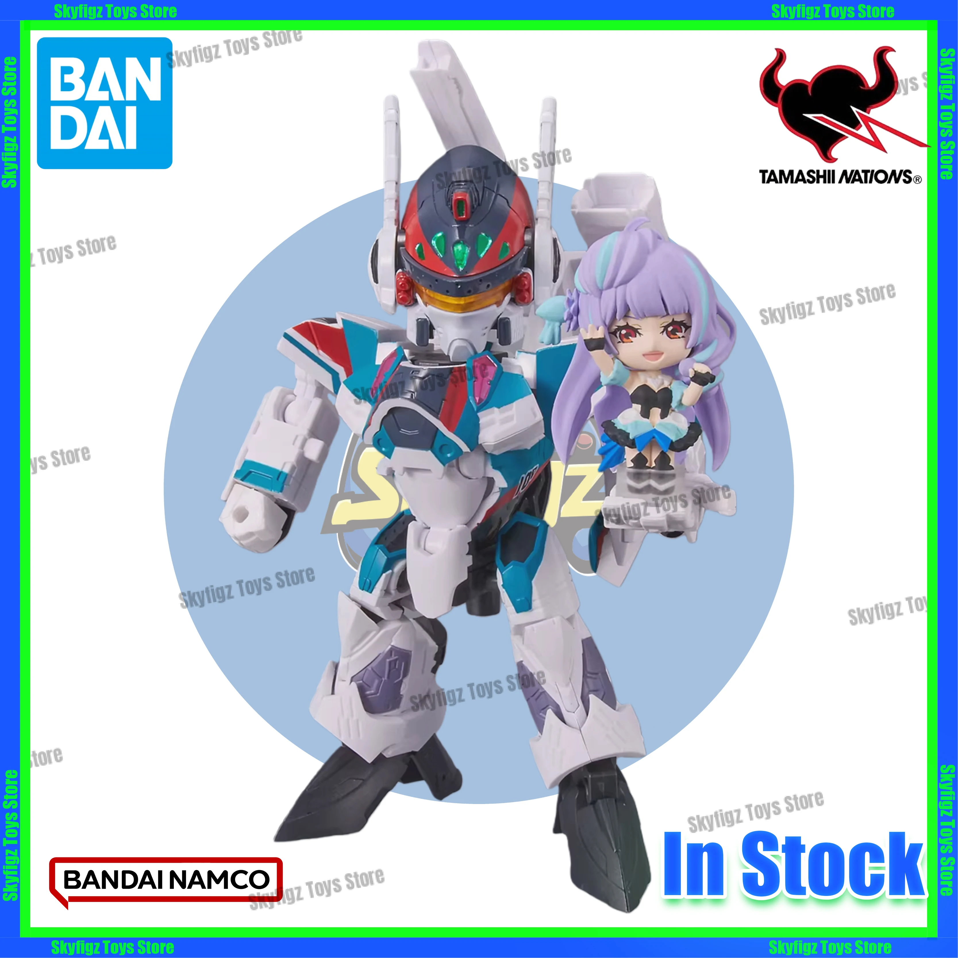 

В наличии Bandai TINY SESSION VF-31S Arad Machine с Meiyun [готовый в наличии] подвижная кукла в подарок