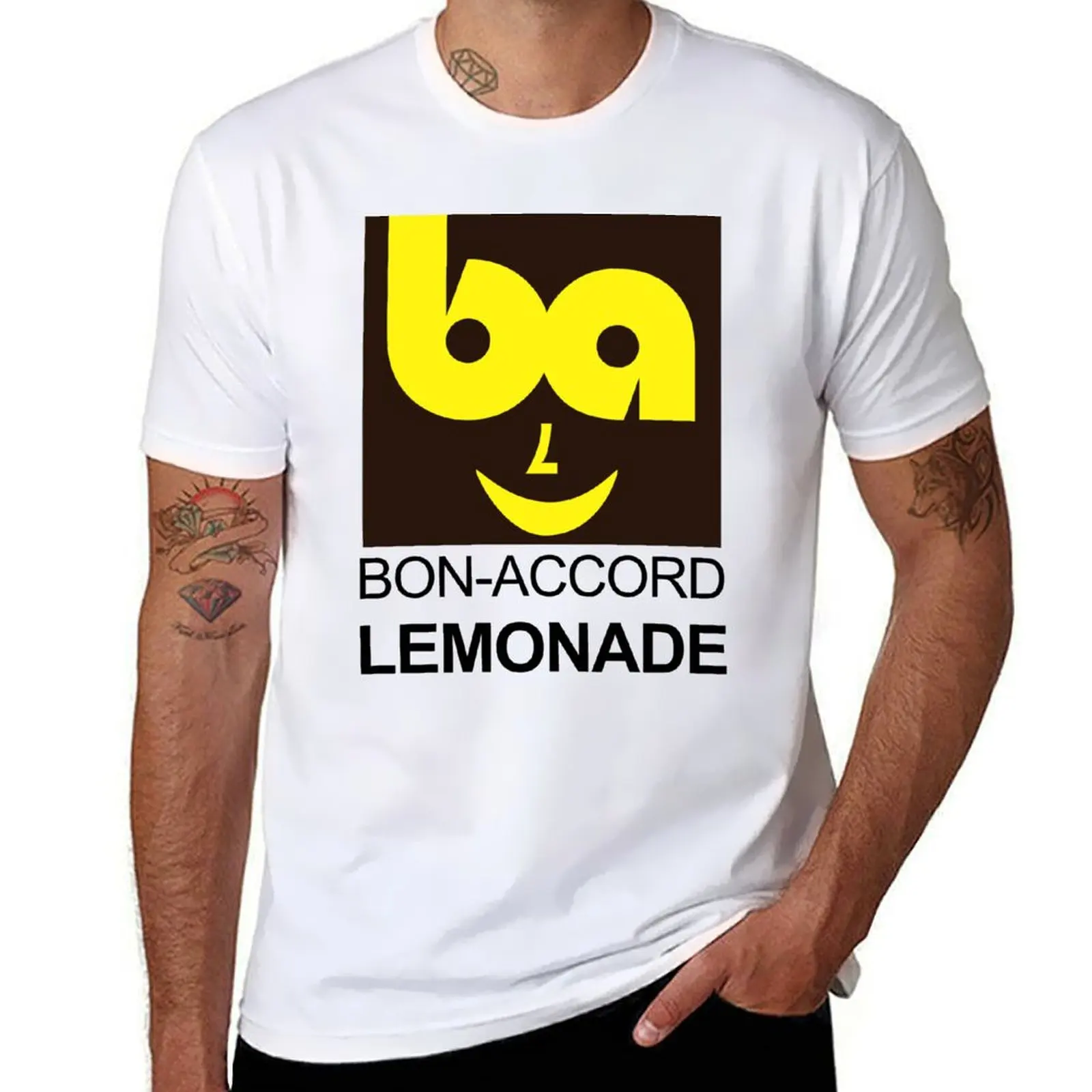 

t anime (1970s-80s) t shirts shirt Bon Accord graphic man oversize Lemonade' T-Shirt