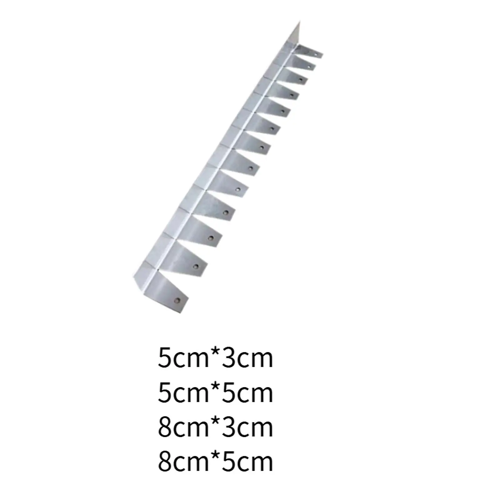 Modern Landscape Edging Lawn Border 100 cm Separation Belt Fixed Garden Barrier for Courtyard