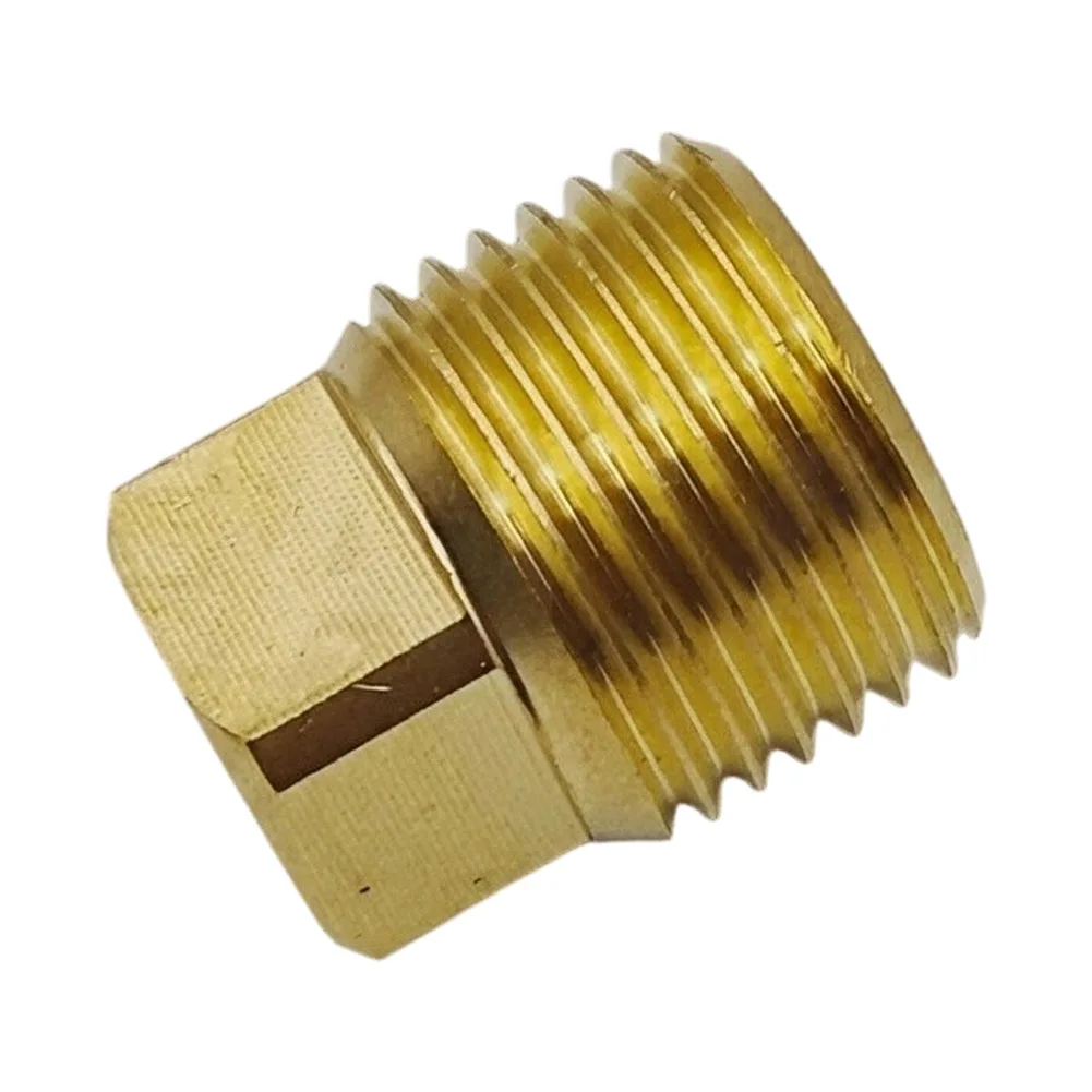 Brass Scupper Stopper Set 2PCS 3/4 Inch Taper Thread Salt Resistant Hull Drain for Marine Vessels Transoms and Decks