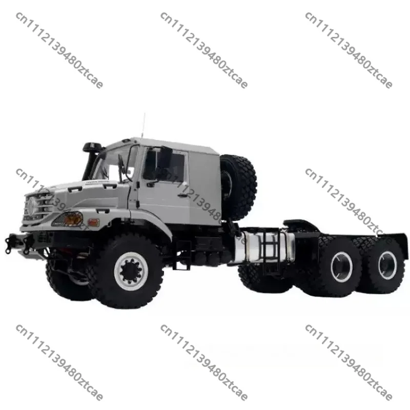 1/14 6x6 RC Off‑Road Heavy‑Duty Tractor Truck, Long‑Nose Simulation Cab, High‑Low Speed Electric Hobby Model