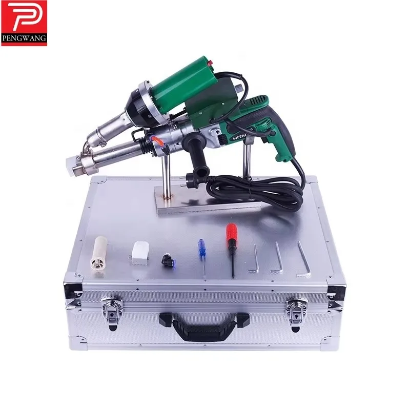 New 220V HDPE Geomembrane Hot Air Welding Hand Extruder With 3mm/5mm Welding Rod