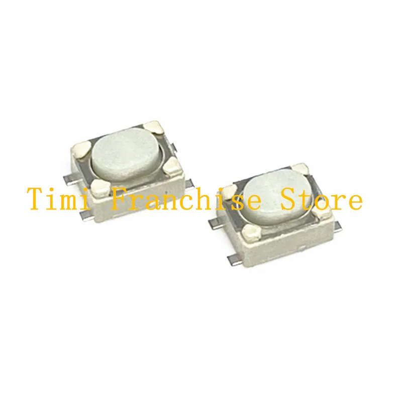 Microinterruptor táctil de 3x4x2,5mm, 1000 piezas, 3x4x2,5 H, SMD, 3x4, 3x4, 4 pines, blanco