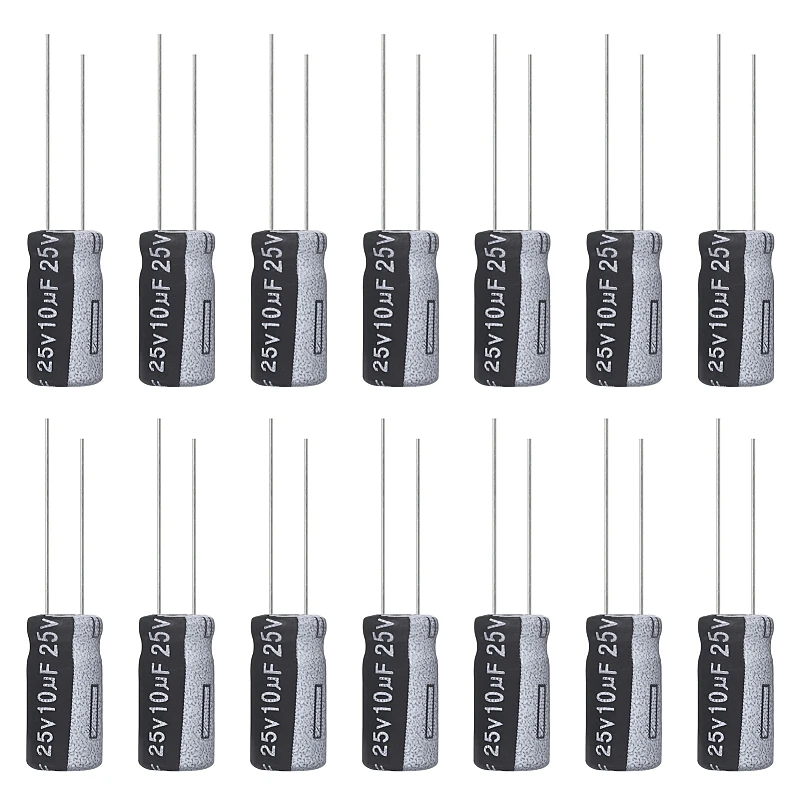 

10uF 25V 5x11mm Electrolytic Capacitor 10 UF MFD 25 Volt 0.2x0.43in Aluminum Capacitors (Pack of 15)