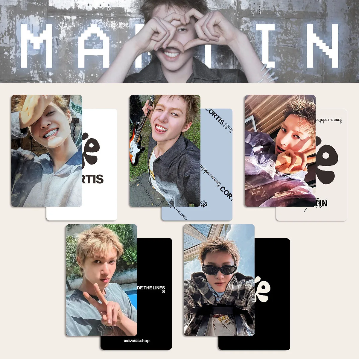 

5Pcs/Set Kpop Idol CORTIS New Series Personal Photocards MARTIN JAMES JUHOON SEONGHYEON KEONHO HD Printd Lomo Cards Fans Gifts