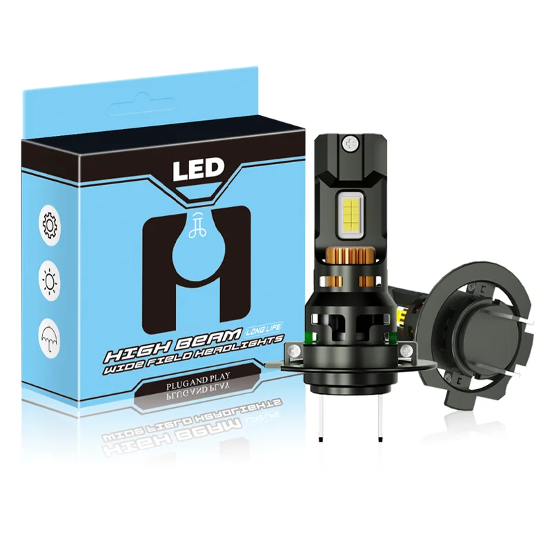 

H7 LED Headlight Bulb 9005 HB3 9006 HB4 H4 H11 120W 14000LM Car Light 6000K White Auto Lamp Replace The Halogen Lamps