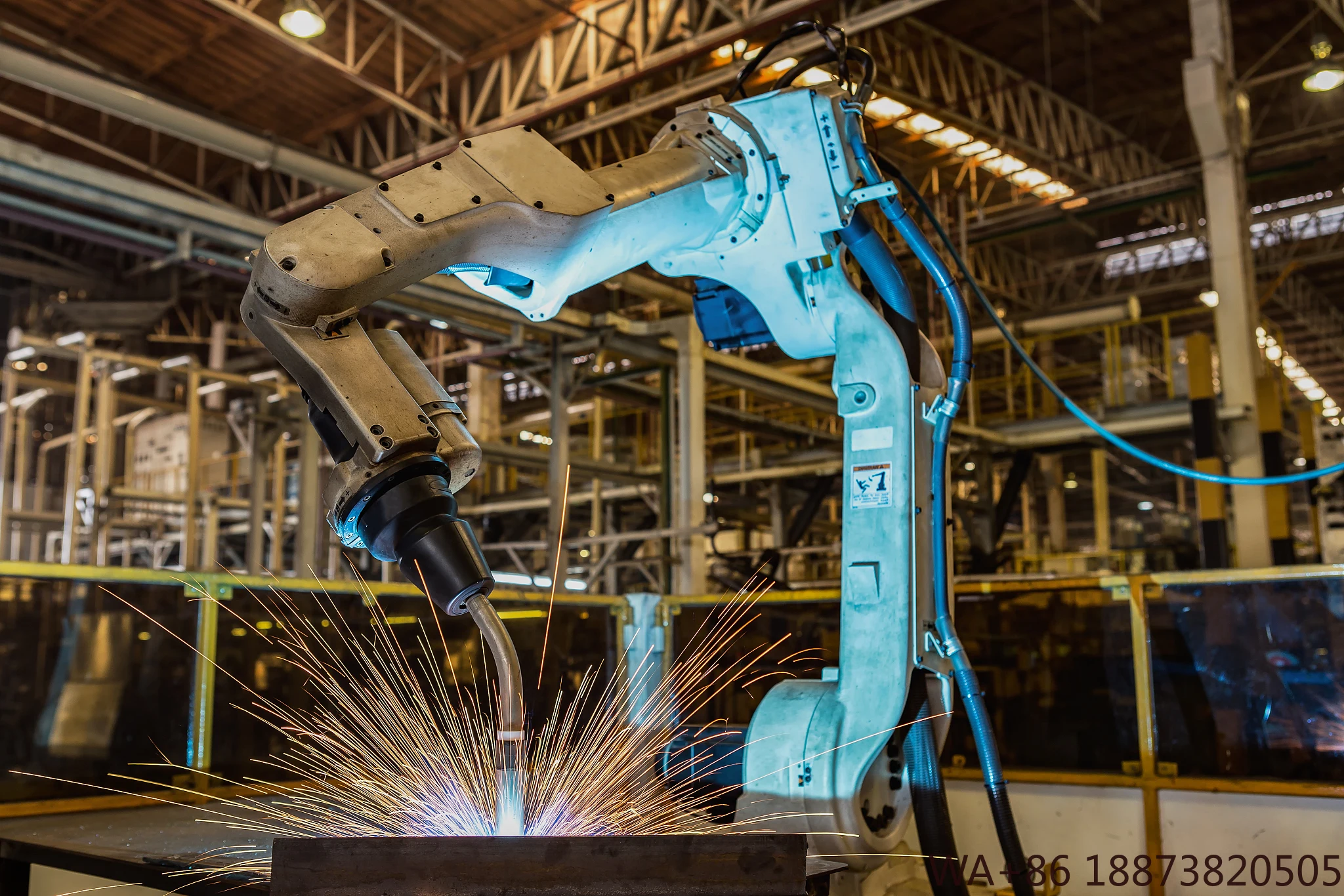 روبوت صناعي صناعة السيارات روبوت الذراع 6 محور قطع غيار السيارات MIG لحام قطع بقعة قوس لحام روبوت #6