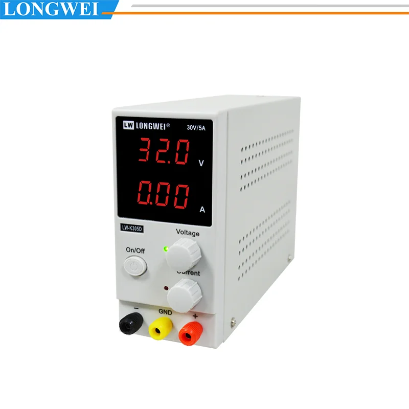 롱웨이 LWK305D 30V 5A 가변 정전압 DC 전원 공급 장치 (실험실 테스트 및 배터리 충전용)