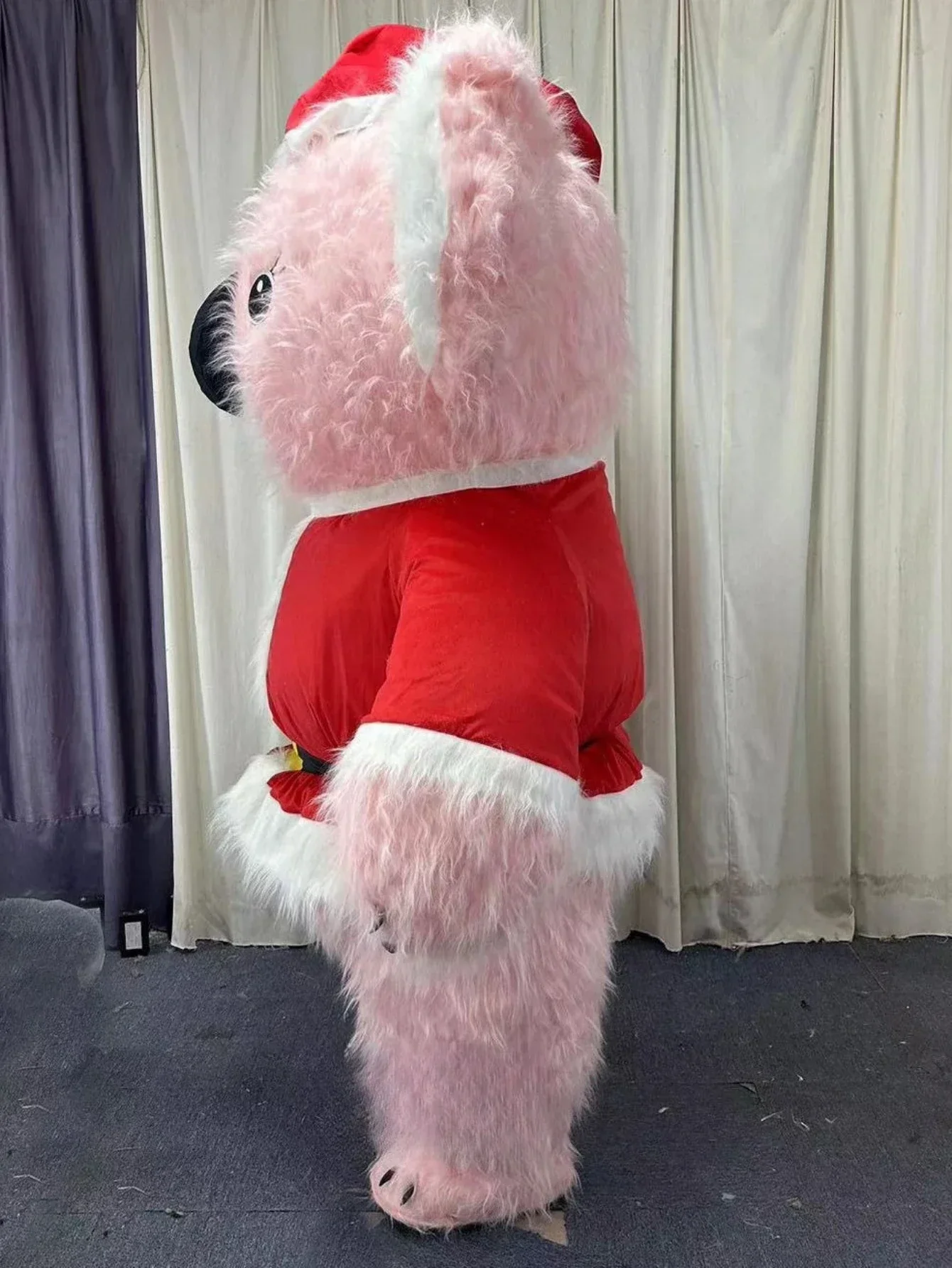 Giant Plush Inflatable Koala Mascot Costume Polar Bear Panda in Christmas Dress Halloween Adults Animal Fursuit No Battery