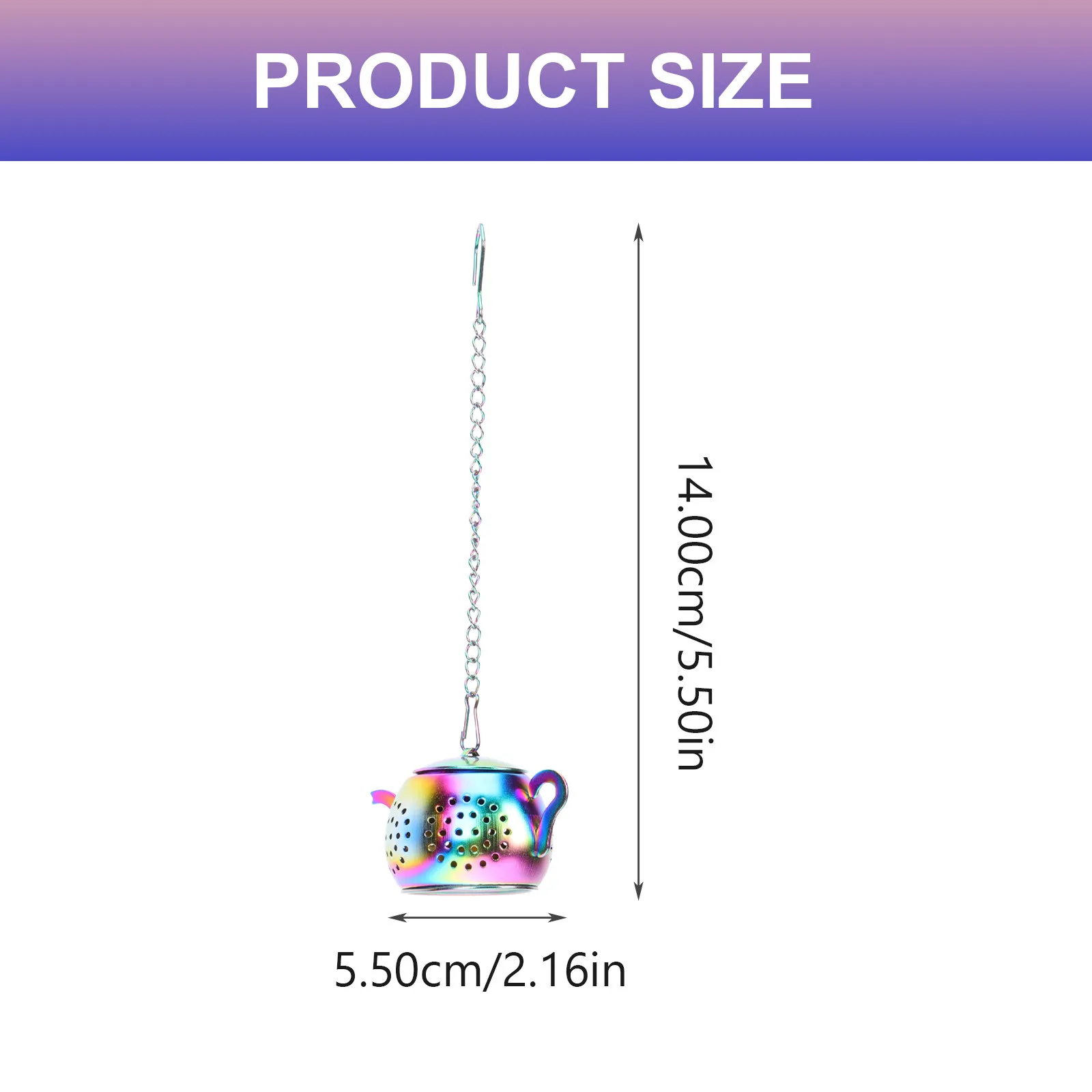 Fine Holes Tea Interval Filter Portable Infuser Cute Teapot Reusable for Loose Strainer