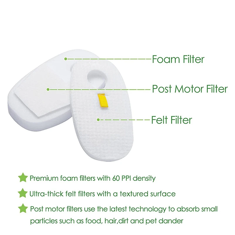 فلاتر فراغية بديلة لصاروخ القرش Deluxepro ، Truepet HV319Q ، HV320 ، hv3221 ، HV322 ، HV324Q ، HV325 ، تحل محل الأجزاء