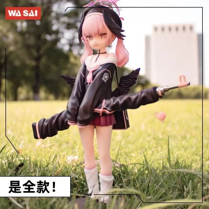 

22cm Anime figurines cute blue files Jiang Xiaochun beautiful girl case ornaments gifts