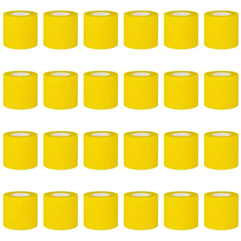 Wholesale 24 Rolls Self Adhesive Bandage Wrap Breathable Self Adherent Wrap for People & Pets Athletic Elastic Cohesive Bandage
