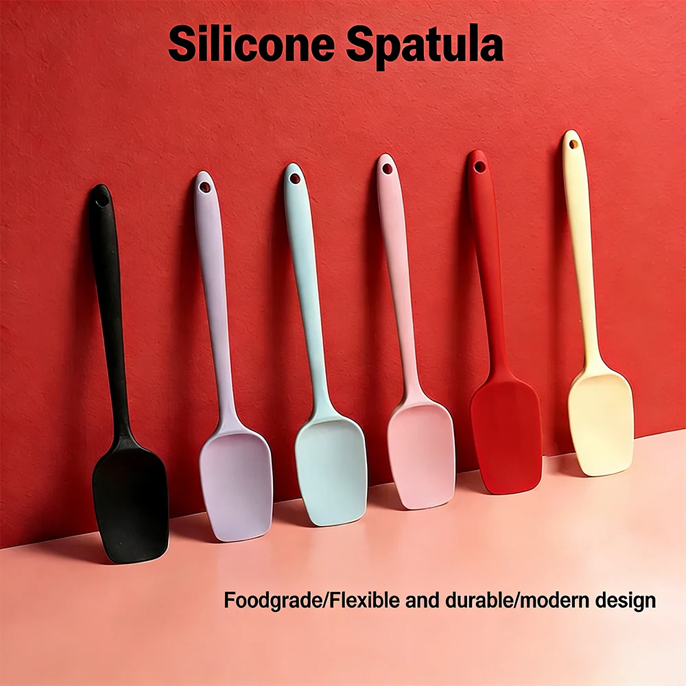 27cm Silicone Scraper 3pcs Food Grade Silicone Baking Spatula Cake Spatula Mixing Tool Kitchen Baking Accessories