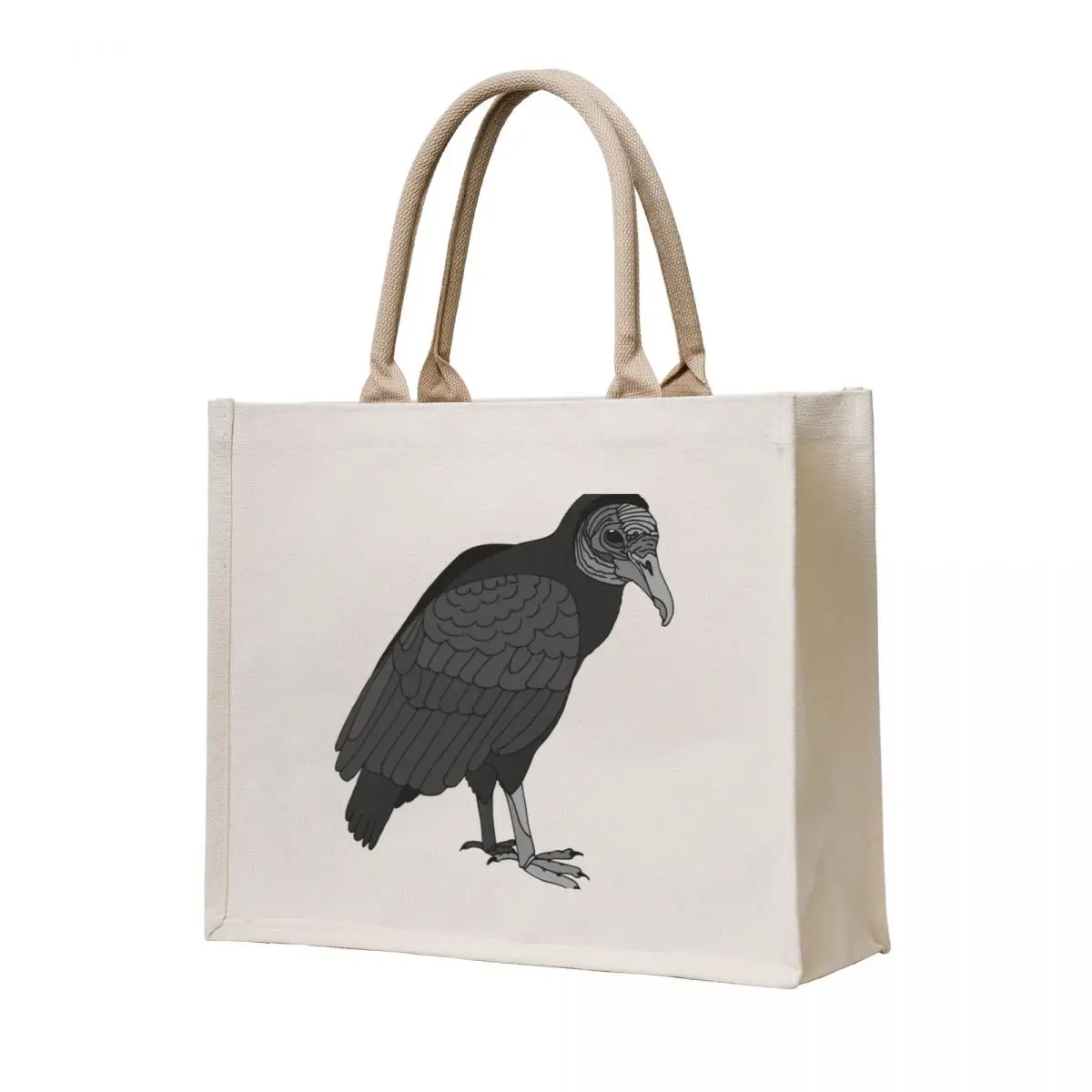 

Black Vulture Tote Bag cute pouch bag tote bags aesthetic woman shopping bag shopper woman