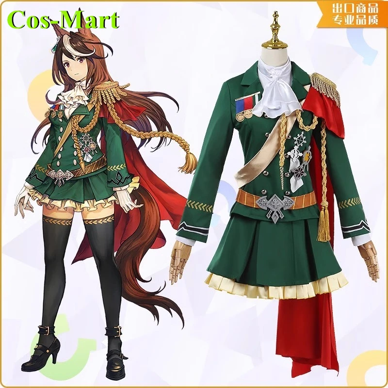 Cos-Mart Hot Game Umamusume:Pretty Derby Symboli Rudolf Cosplay Costume Fashion Combat Uniform Activity Party Role Play Clothing