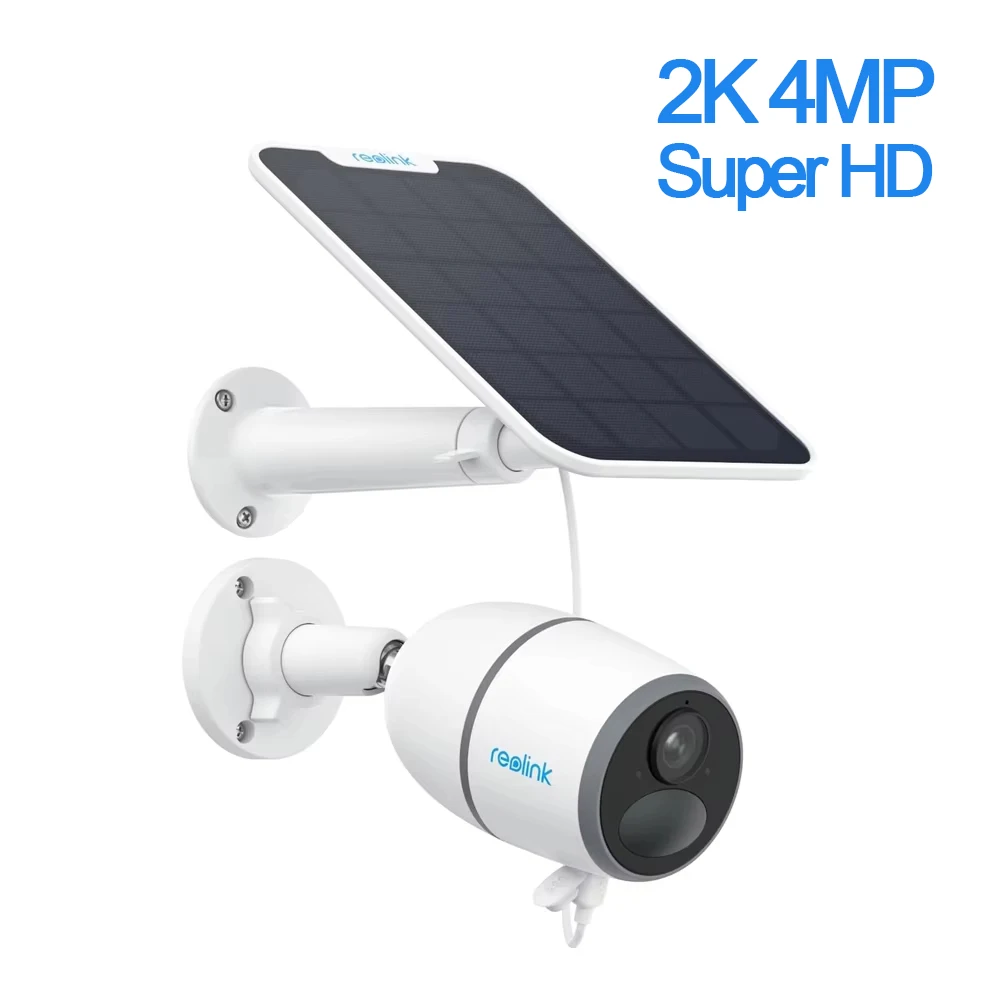 REOLINK 4MP 4G LTE Celluar Security Camera 2-Way Talk Solar & Battery Person/Vehicle/Animal Detection Home Surveillance Camera