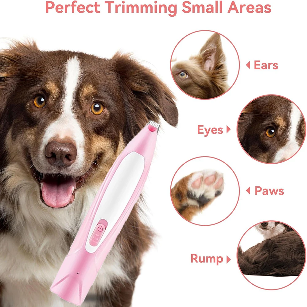 Cat Dog Hair Trimmer Professional Pet Foot Hair Trimmer pet shaver electric clipper can be used to shave foot hair buttocks hair