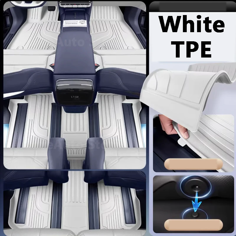 For Zeekr 9X EX1H 2025 2026 Car TPE Floor Mat Rug Covers Auto Pads Interior Mats Waterproof Protective Accessories