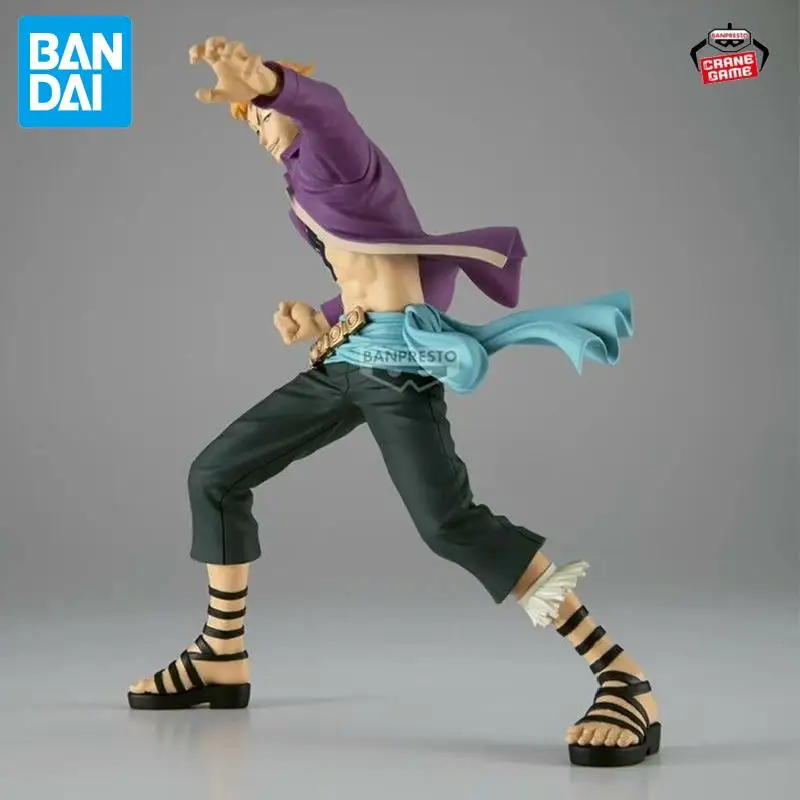 Oryginalna figurka Bandai Banpresto One Piece Battle Record Collection Marco PVC 14 cm, kolekcja anime, model, zabawka, prezent