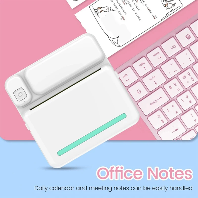 Mini Pocket Photo Printer Portable Thermal Printing Machine 200Dpi Wireless Bt Connection for Picture Lable Diy Handcraft List