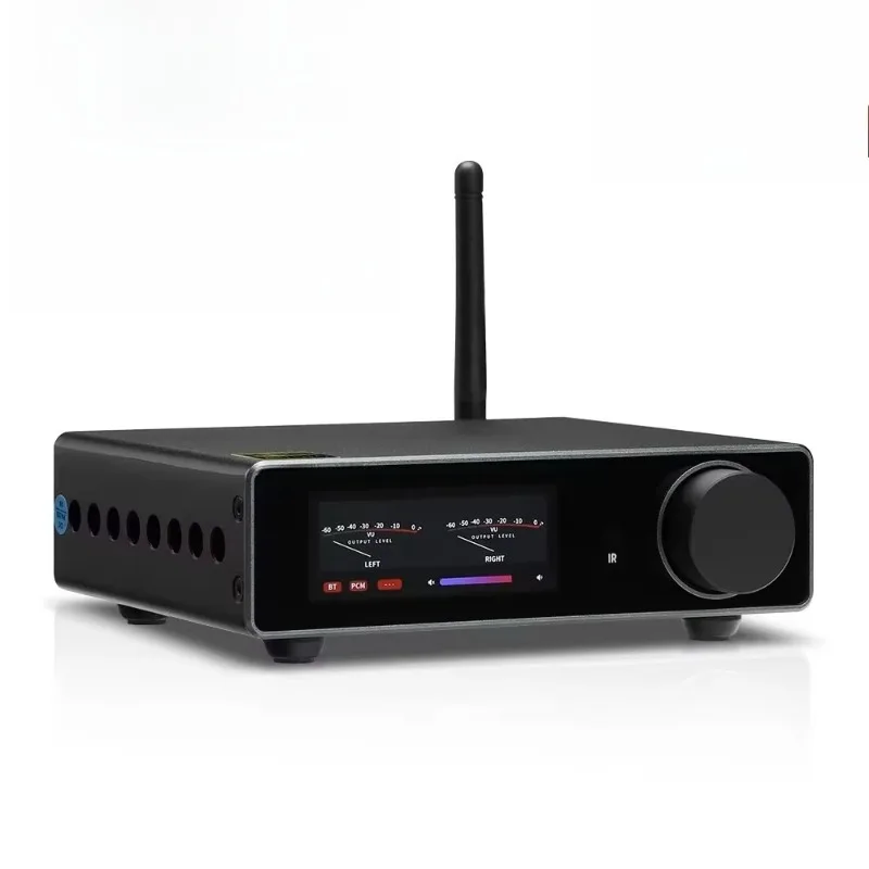 Upgraded A80 TPA3255 Bluetooth DAC Stereo PFFB Power Amplifier 300W Class D 2.0 Hi-Res Digital Amp RCA TRS OPT USB Input