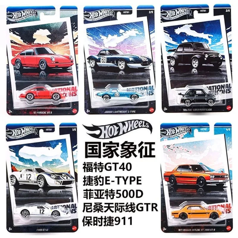 

Hot Wheels Cars 67 PORSCHE 9T1 R 1971 NISSAN SKYLINE HT 2000 GT R 1:64 Diecast Vehicle Model Cars Toys Boys Gift
