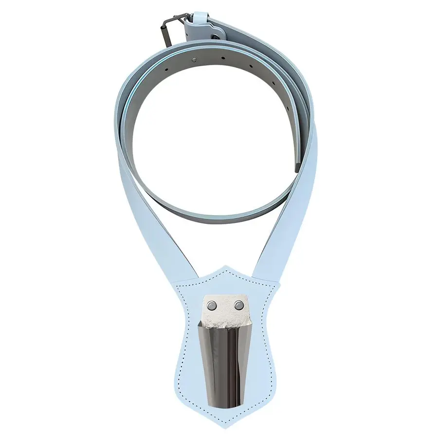 

Ремень-держатель для флага FLAG из белой кожи, одинарный, регулируемый, для цветочного караула, церемониальных и маршевых оркестров